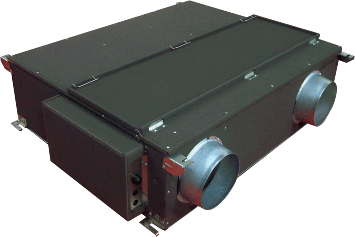 Канальная приточно-вытяжная установка Lossnay серия LGH-50RSDC-E (Расход воздуха: 400 м3/ч)